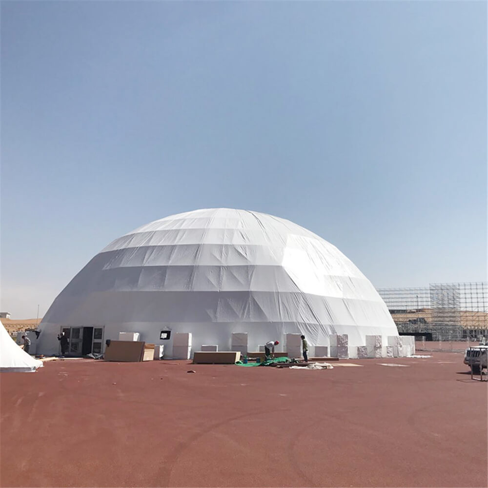 Cooling solutions for dome and inflatable tents