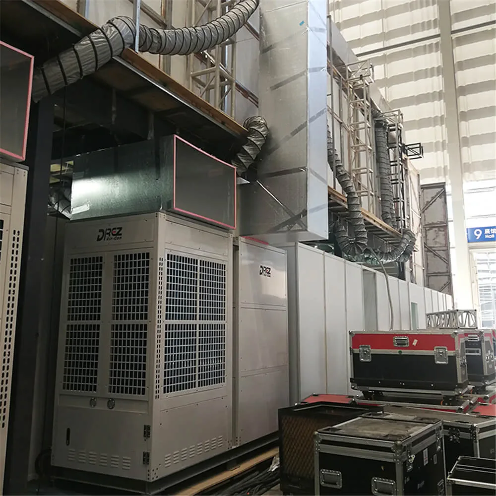 Loof air conditioning for sports center
