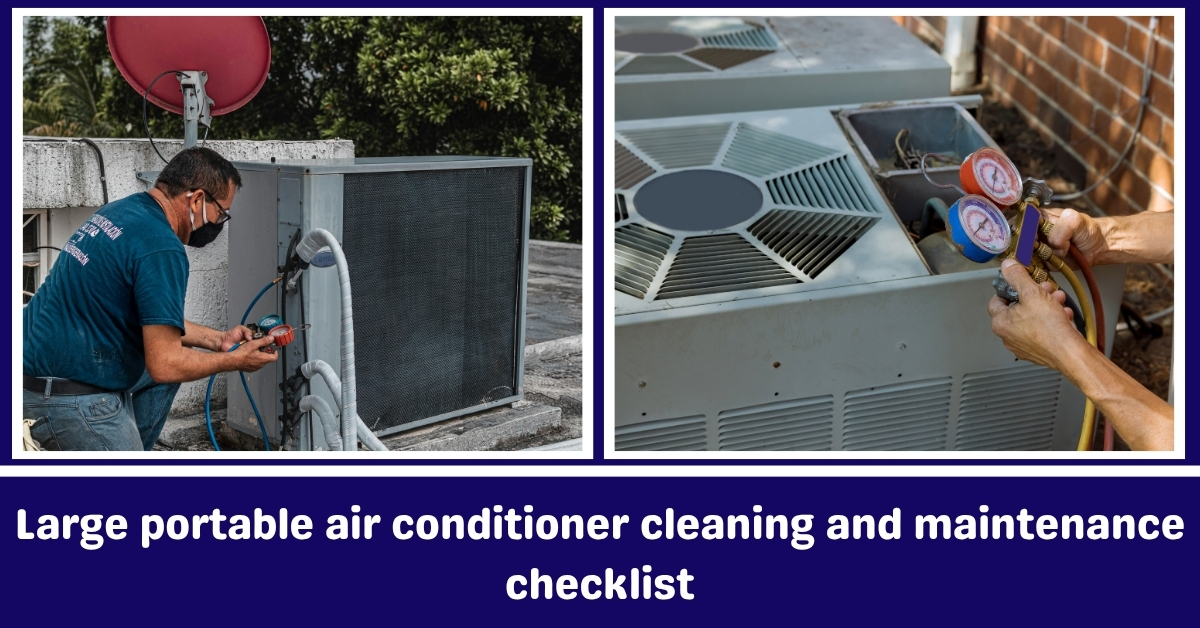 大型便携式空调清洁清单