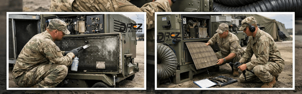 Military Air Conditioner Need Maintenance
