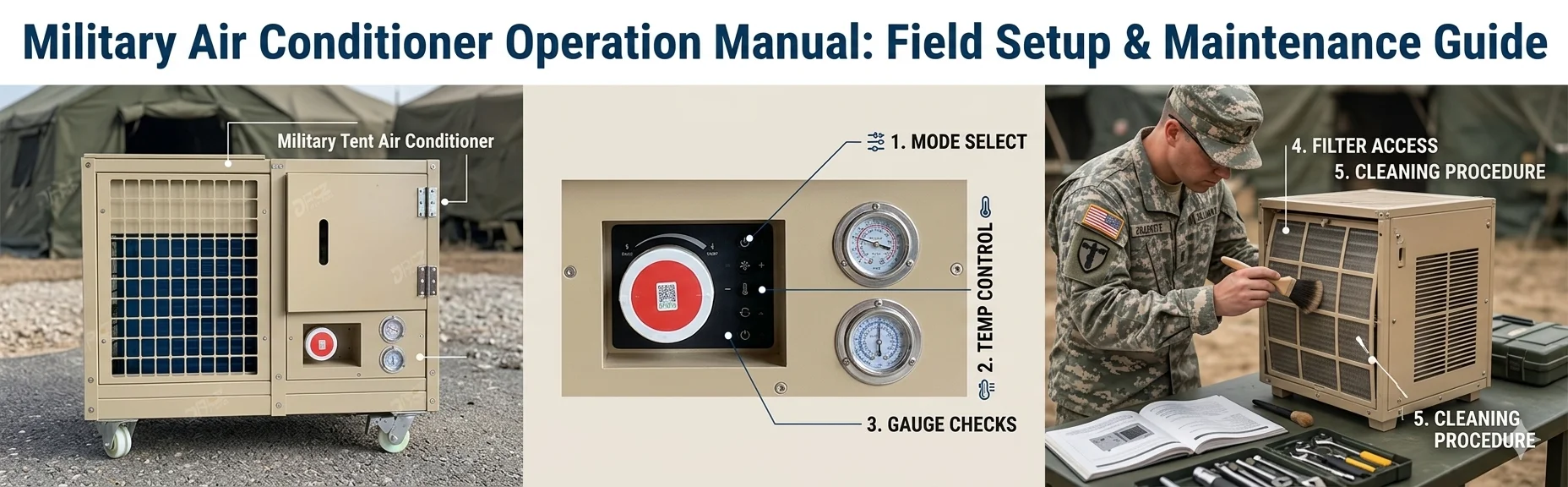 military air conditioner operation manual