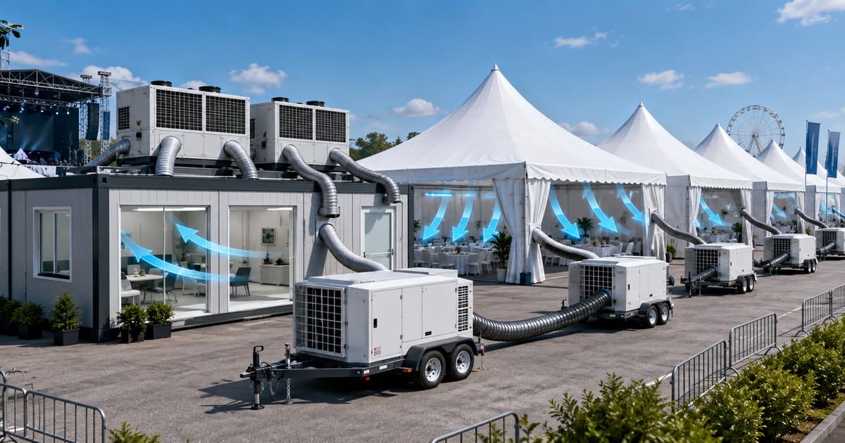 Mobile Air Conditioning vs Central HVAC System: Which Is Better for Temporary Event Cooling?