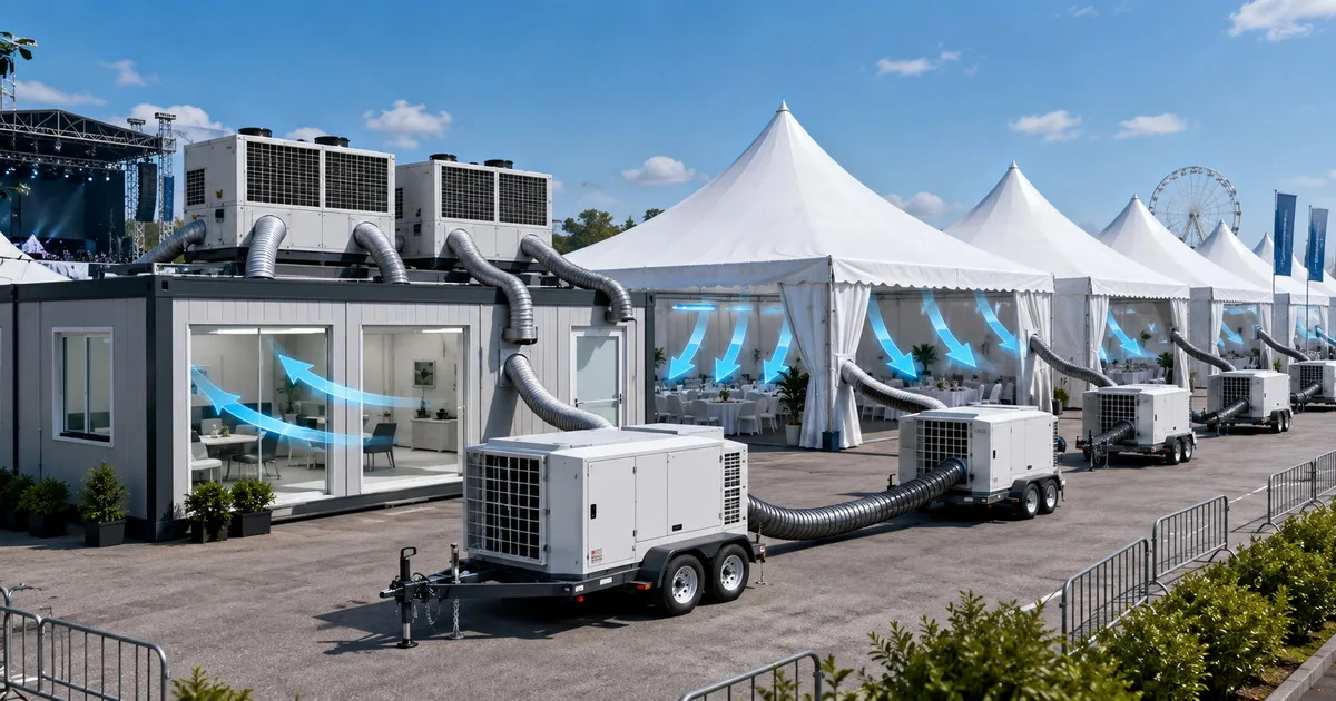 移动式空调与中央 HVAC 系统:哪种更适合临时活动冷却?