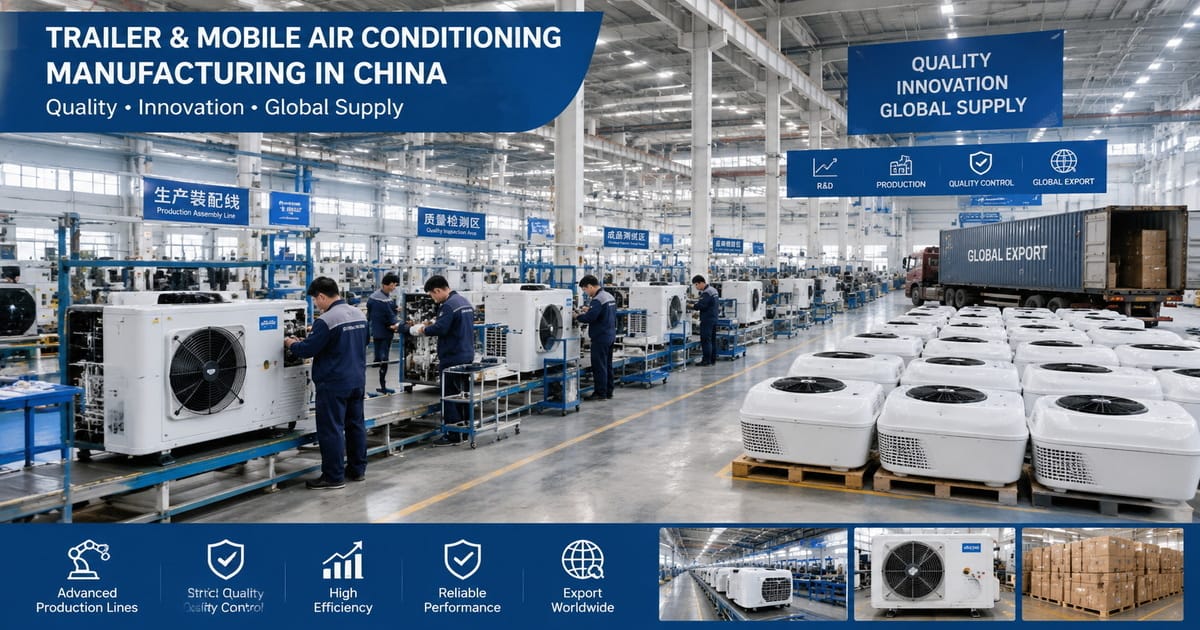 Top 10 Trailer Air Conditioning Manufacturers In China (2026 Updated: Expert Selection Guide)