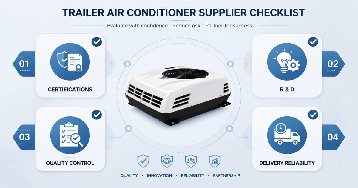 中国拖车空调制造商前10名(2026更新:专家选型指南)