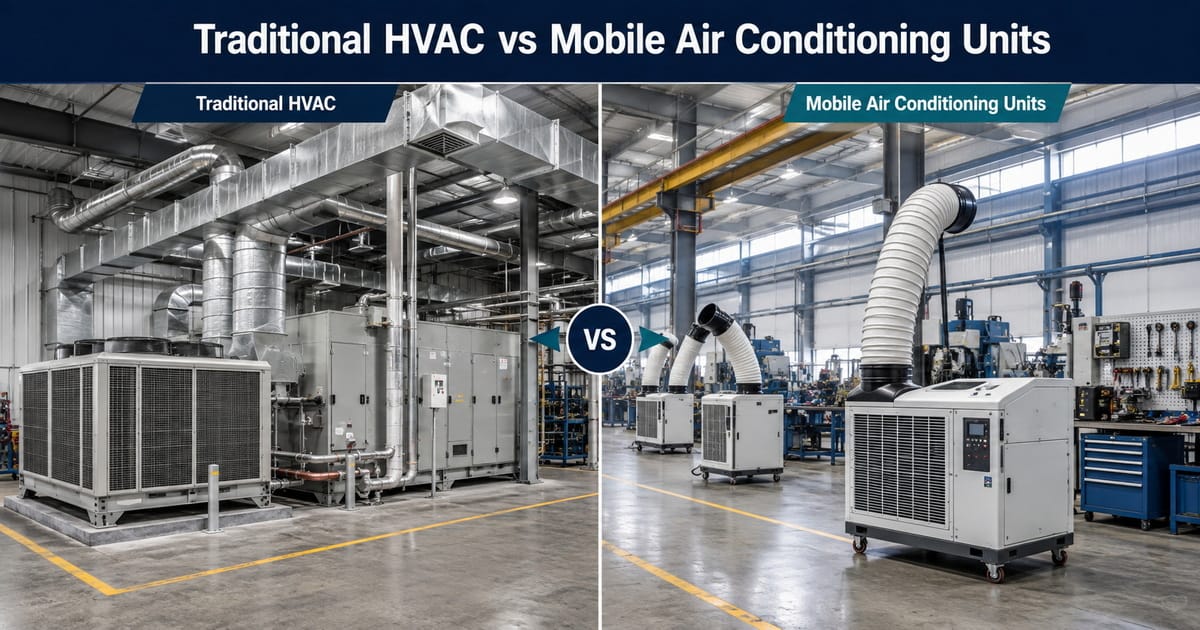 Mobile Air Conditioning for Factory Workshop Cooling: When to Replace Traditional HVAC